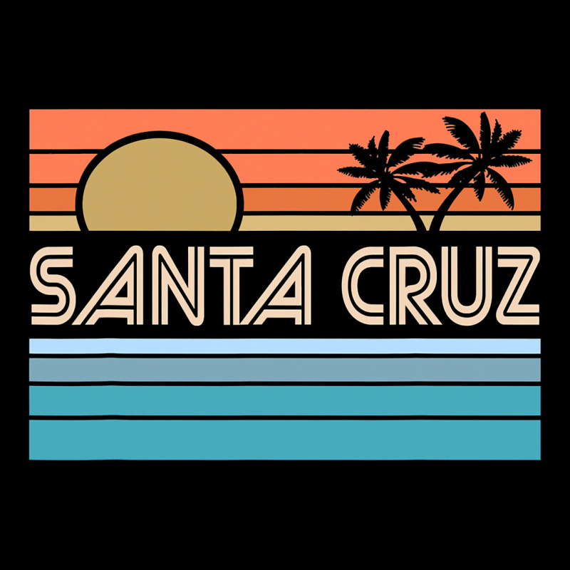 Santa C.r.u.z Cali Sunset 70s 80s Surfer Summer Sun Premium Sweatshirt by artisFamous | Teevron