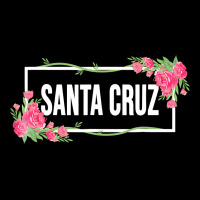 Santa C.r.u.z Cali  Floral Hibiscus Flower Premium Sweatshirt | Teevron