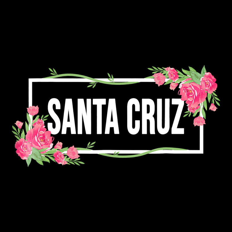 Santa C.r.u.z Cali  Floral Hibiscus Flower Premium Sweatshirt by artisFamous | Teevron