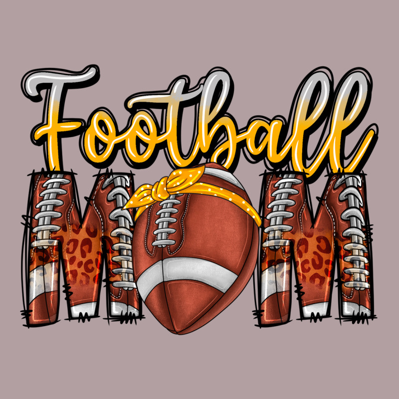Football Mom Vintage Hoodie by CowhideDigitalArt | Teevron