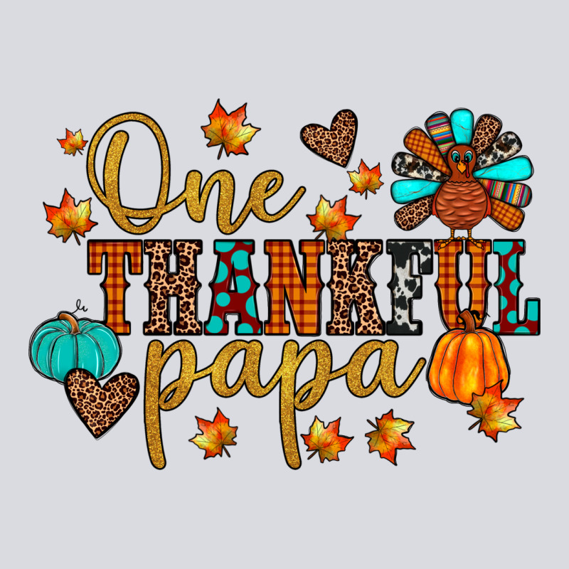 One Thankful Papa Zipper Hoodie by JahusDesignShop | Teevron