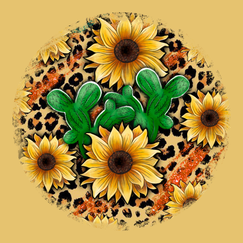 Leopard Cactus Sunflower Premium Sweatshirt by JahusDesignShop | Teevron