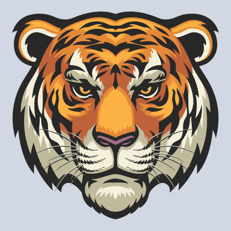 Tiger Vector Face Premium Sweatshirt by artisFamous | Teevron