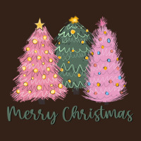 Merry Christmas Trees Heavy Core Tee | Teevron