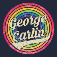 George Carlin   Retro Rainbow Faded Style Premium Sweatshirt | Teevron