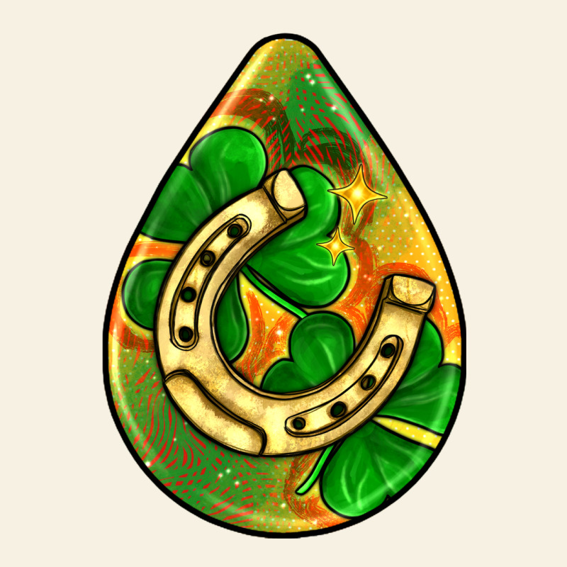 St.patrick's Teardrop Earrings Vintage Tee by FaDigitalArtStudio | Teevron