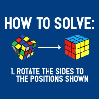 Youth Rubiks Cube Rotate The Sides To The Position Shown Cube Premium Sweatshirt | Teevron