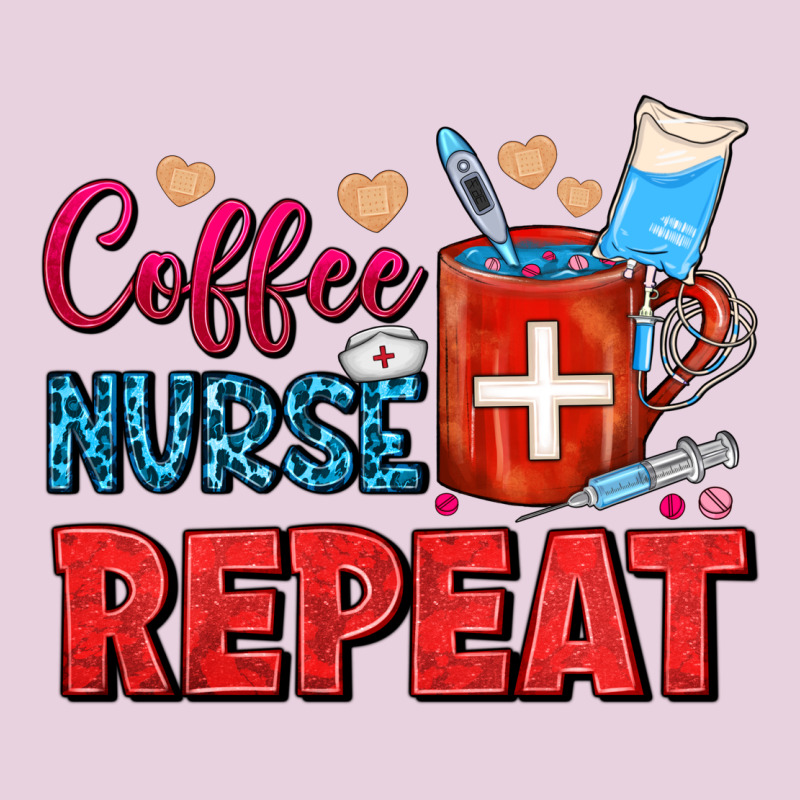 Coffee Nurse Repeat Ladies Tee by FaDigitalArtStudio | Teevron