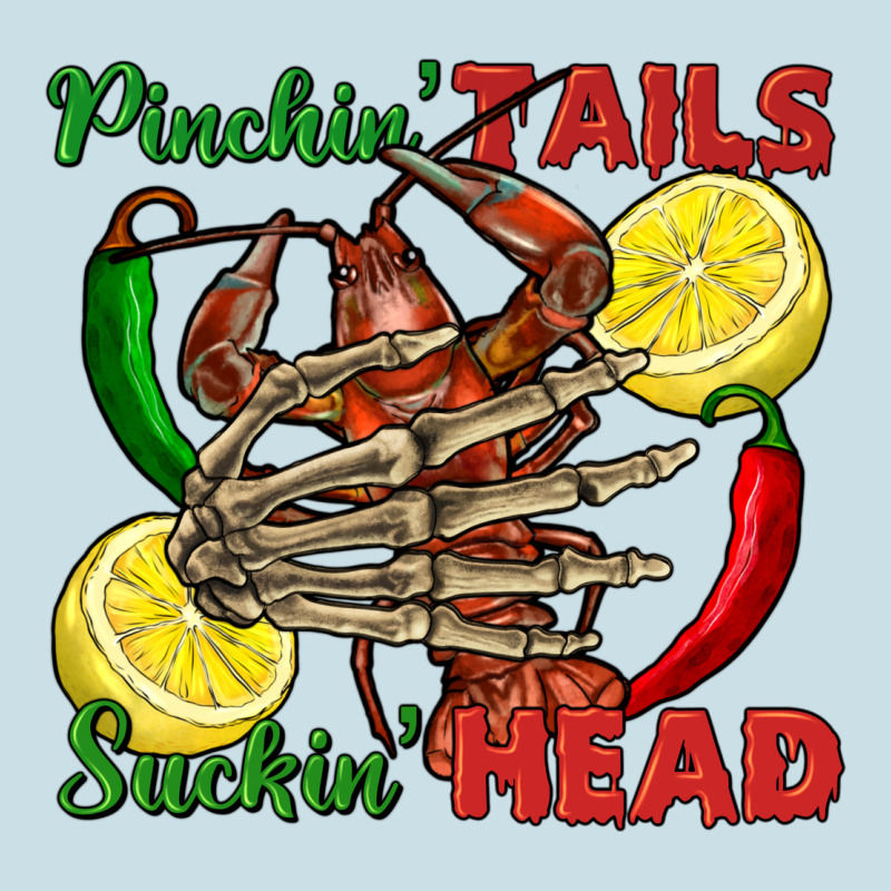 Pinchin' Tails Suckin' Head Crawfish Ladies Tee by FaDigitalArtStudio | Teevron