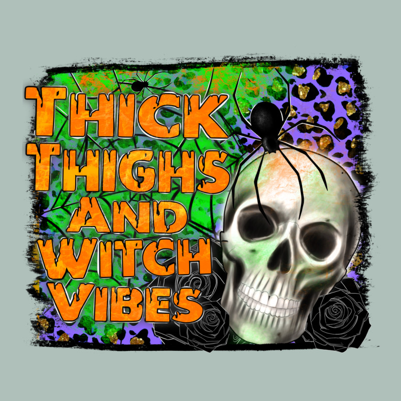 Thick Thighs And Witch Vibes Heavyweight Hoodie by JahusDesignShop | Teevron