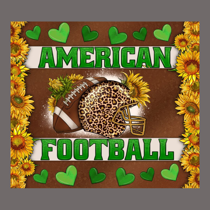 American Football With Sunflower Tumbler Urban Heavy Tee by BundleAndBundleShop | Teevron