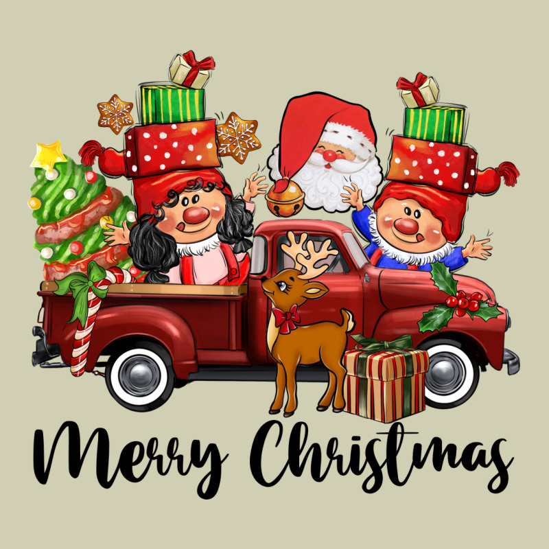 Merry Christmas Truck Gnomies Heavy Core Tee by CowGirlArtShop | Teevron