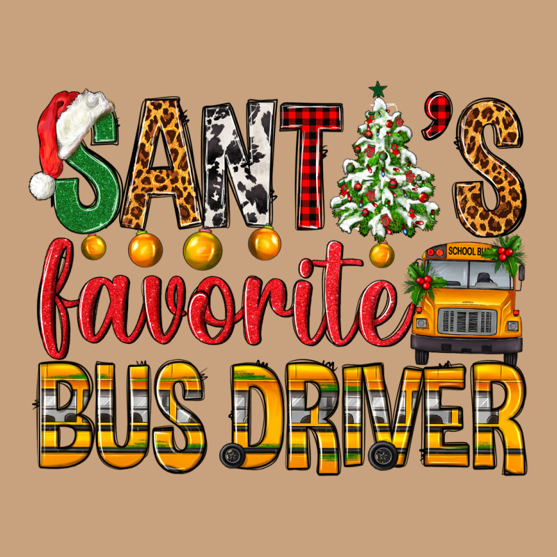 Santa's Favorite Bus Driver Vintage Tee by BundleAndBundleShop | Teevron