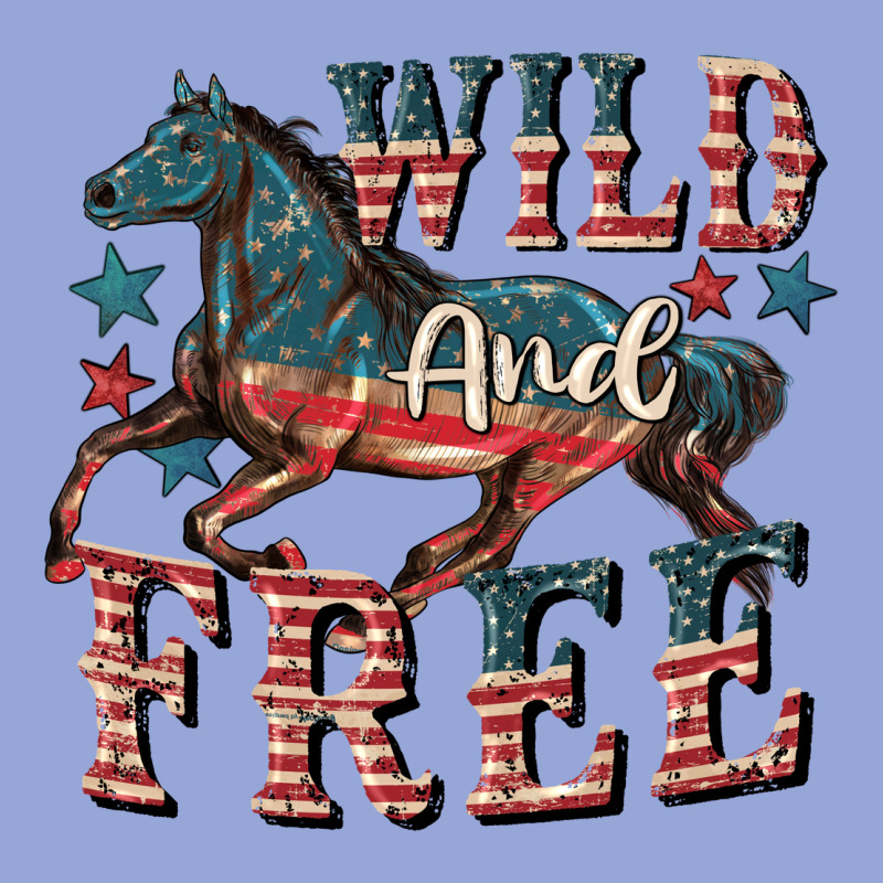 Wild And Free 4th Of July Classic Tee by CowGirlArtShop | Teevron