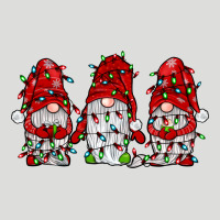 Gnome With Christmas Lights Zipper Hoodie | Teevron