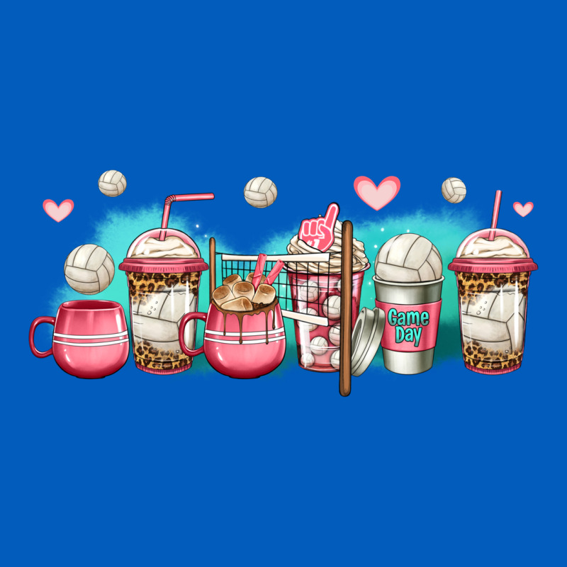 Volleyball Coffee Cups Urban Hoodie by Jasminsmagicworld | Teevron