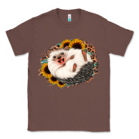 Chestnut happy hedgehog sunflower leopard Classic Tee - Jasminsmagicworld