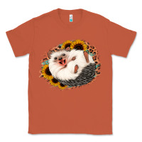 Copper happy hedgehog sunflower leopard Classic Tee - Jasminsmagicworld