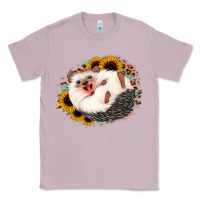 Lilac happy hedgehog sunflower leopard Classic Tee - Jasminsmagicworld