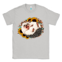 Moon Dust happy hedgehog sunflower leopard Classic Tee - Jasminsmagicworld