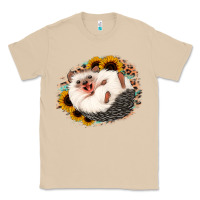 Mushroom happy hedgehog sunflower leopard Classic Tee - Jasminsmagicworld