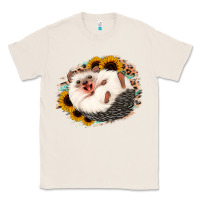 Natural happy hedgehog sunflower leopard Classic Tee - Jasminsmagicworld