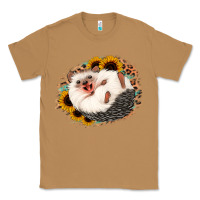 Toasted Coconut happy hedgehog sunflower leopard Classic Tee - Jasminsmagicworld