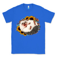 True Royal happy hedgehog sunflower leopard Classic Tee - Jasminsmagicworld