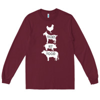 Burgundy Friend Not Food Long Sleeve Tee - Bettercallsaul