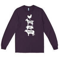 Plum Friend Not Food Long Sleeve Tee - Bettercallsaul