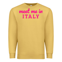 Antique Gold meet me in italy Premium Sweatshirt - DesigneFamous