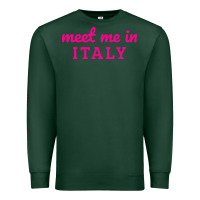 Sports Green meet me in italy Premium Sweatshirt - DesigneFamous