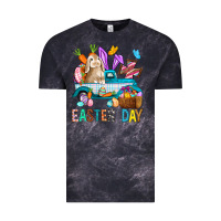 Cloud Black Easter Day With Truck Vintage Tee - BundleAndBundleShop