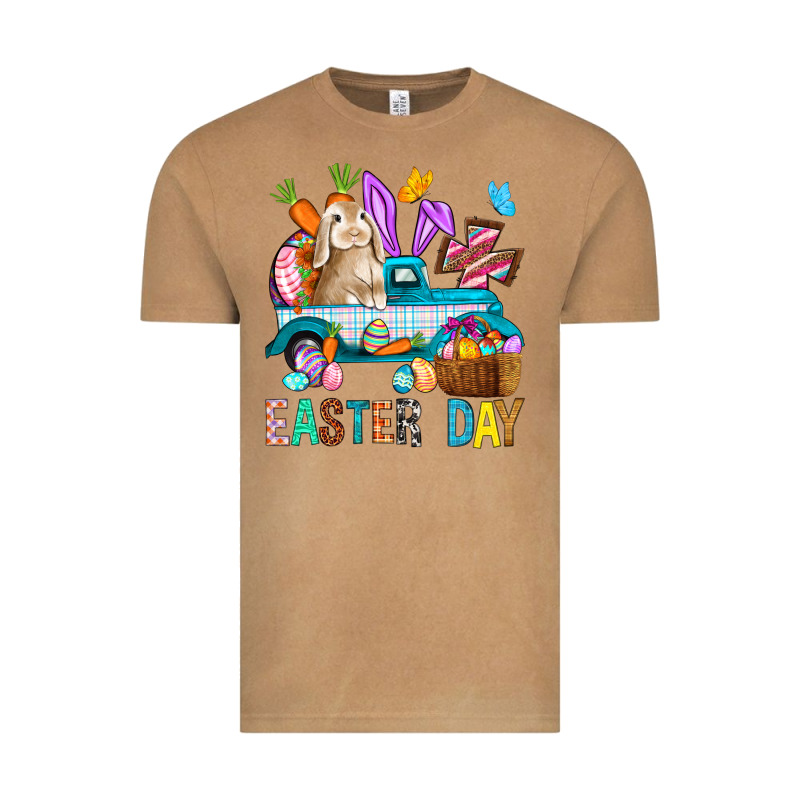 Easter Day With Truck Vintage Tee by BundleAndBundleShop | Teevron