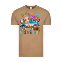 Vintage Coffee Easter Day With Truck Vintage Tee - BundleAndBundleShop
