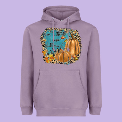 But I Think I Love Fall Most Of All Heavyweight Hoodie Designed By Jahusdesignshop