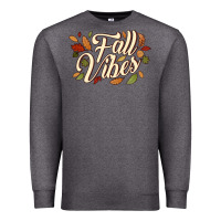 Charcoal Heather fall vibes Premium Sweatshirt - JahusDesignShop