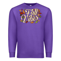 Purple fall vibes Premium Sweatshirt - JahusDesignShop