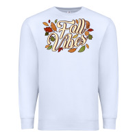 White fall vibes Premium Sweatshirt - JahusDesignShop