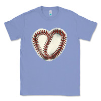 Colony Blue Baseball ball heart Classic Tee - HowdyJamesFarm