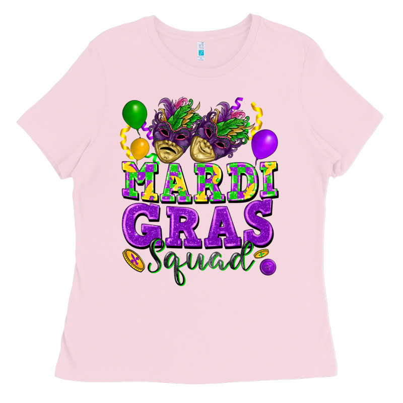Mardi Gras Squad Ladies Tee by FaDigitalArtStudio | Teevron