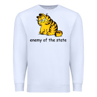 White comrade garf classic Premium Sweatshirt - DesigneFamous