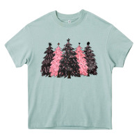 Arona pink christmas trees Heavy Core Tee - CowGirlArtShop