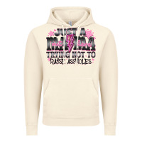 Vintage Artic Just a Mama Out Here Trying Not To Raise Assholes Vintage Hoodie - CowhideDigitalArt