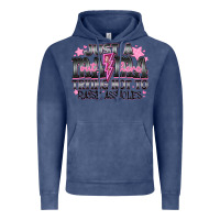 Vintage Denim Just a Mama Out Here Trying Not To Raise Assholes Vintage Hoodie - CowhideDigitalArt