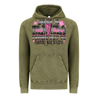 Just A Mama Out Here Trying Not To Raise Assholes Vintage Hoodie | Teevron