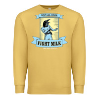 Antique Gold fight milk classic Premium Sweatshirt - DesigneFamous