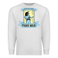 Oatmeal Heather fight milk classic Premium Sweatshirt - DesigneFamous