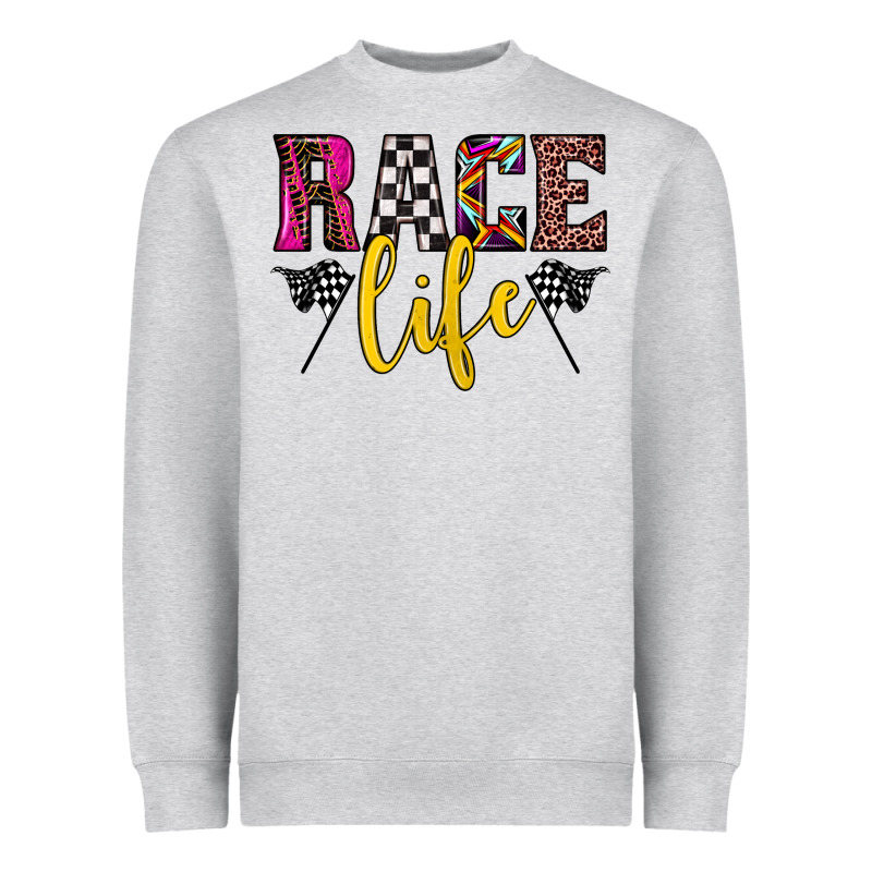 Race Life Heavyweight Sweatshirt by JahusDesignShop | Teevron