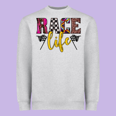 Race Life Heavyweight Sweatshirt Designed By Jahusdesignshop